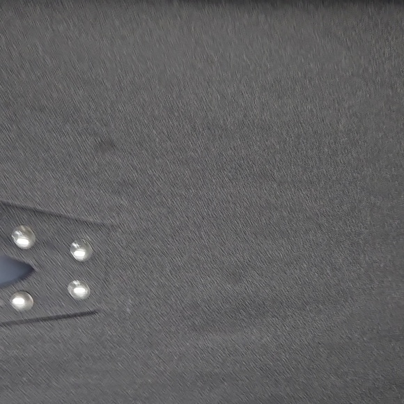 Goth Studded Plunge Cut Out Top 2X - Picture 5 of 5